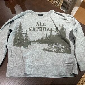 J. Crew Gray Crewneck Sweater